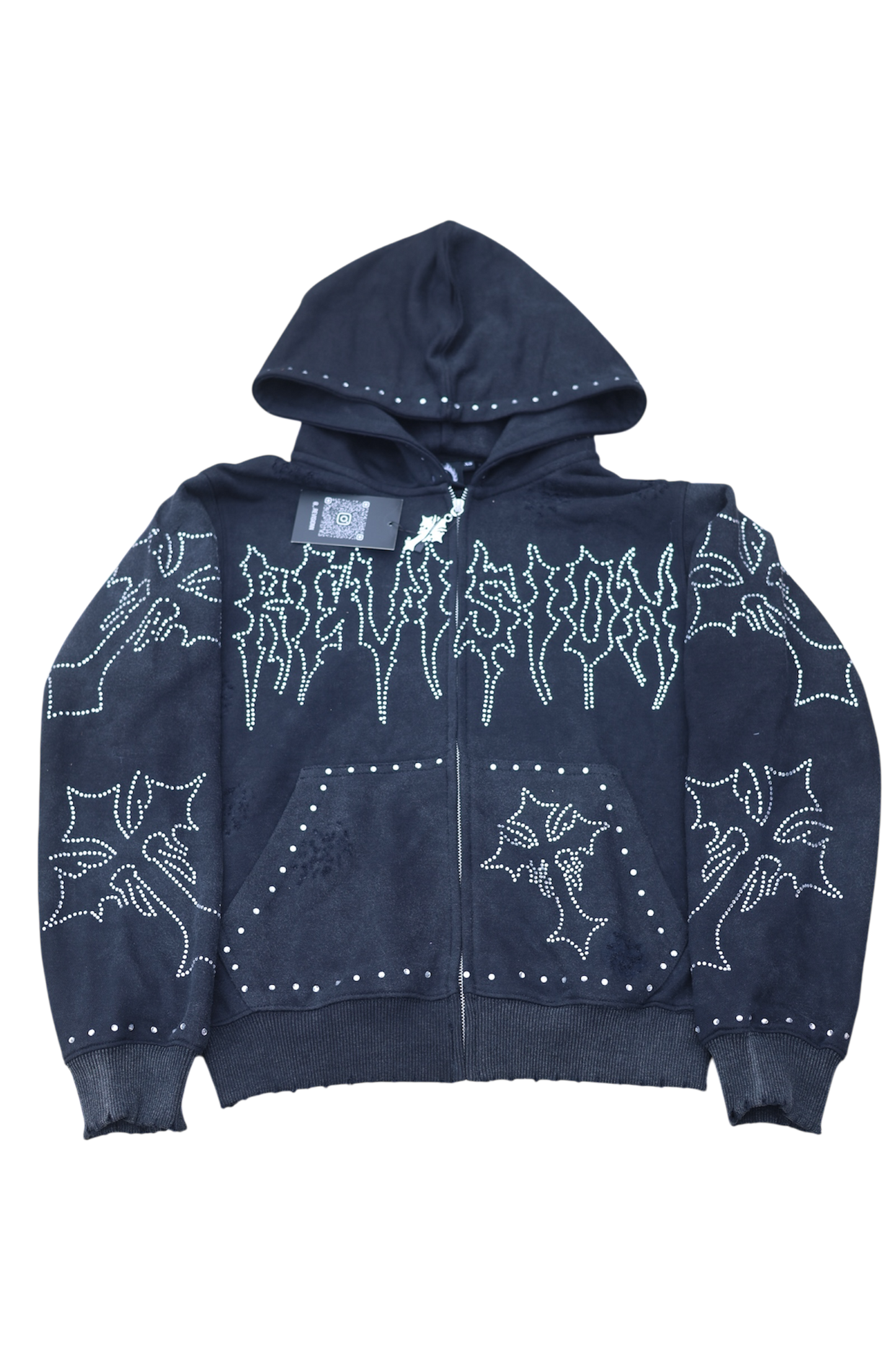 Black Rhinestone Jacket