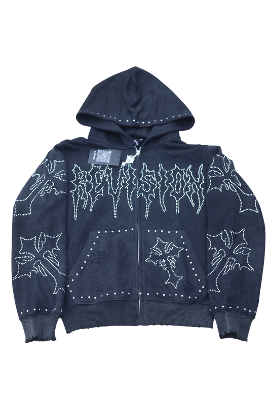 Black Rhinestone Jacket