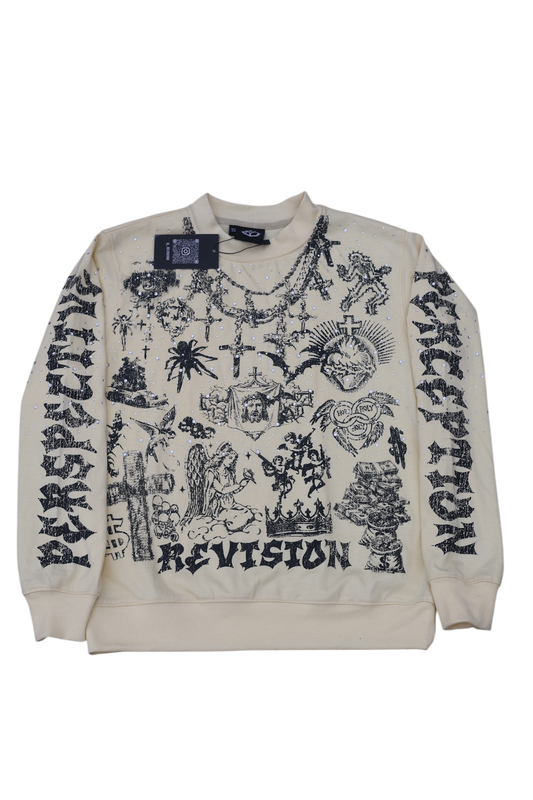 Rhinestone Long-Sleeve